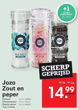Sligro Jozo Zout en peper aanbieding