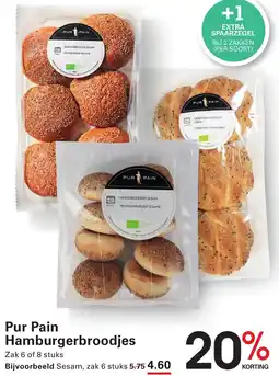 Sligro Pur Pain Hamburgerbroodjes aanbieding