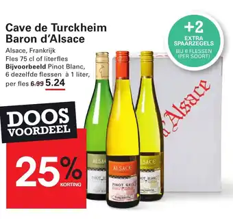 Sligro Cave de Turckheim Baron d'Alsace aanbieding