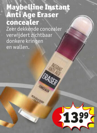 Kruidvat Maybelline Instant Anti Age Eraser concealer aanbieding