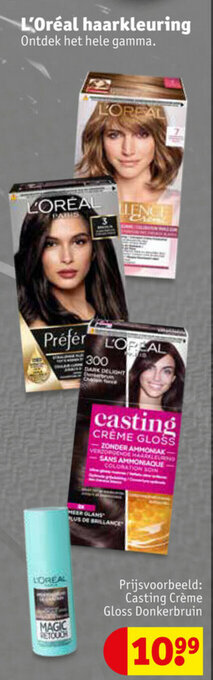 Kruidvat L'Oreal haarkleuring aanbieding
