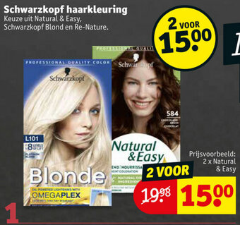 Kruidvat Schwarzkopf haarkleuring aanbieding