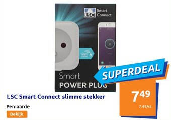Action LSC Smart Connect slimme stekker aanbieding