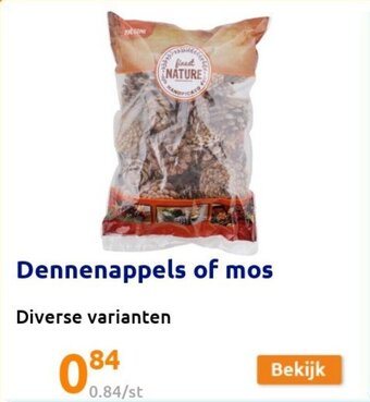 Dennenappels of mos