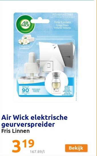 Action Air Wick elektrische geurverspreider aanbieding