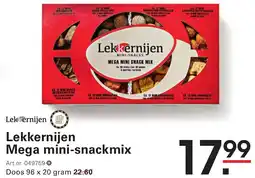 Sligro Lekkernijen Mega mini-snackmix aanbieding