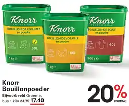Sligro Knorr Bouillonpoeder aanbieding