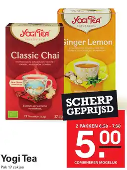 Sligro Yogi Tea aanbieding