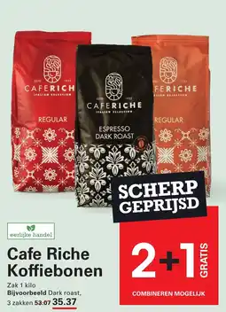 Sligro Cafe Riche Koffiebonen aanbieding