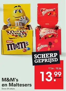 Sligro M&M's en Maltesers aanbieding