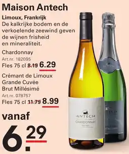 Sligro Maison Antech aanbieding