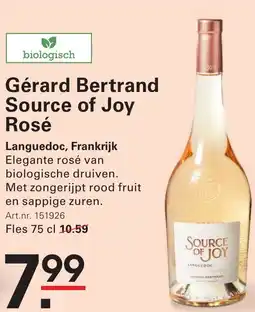 Sligro Gérard Bertrand Source of Joy Rosé aanbieding