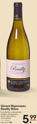 Sligro Gérard Bigonneau Reuilly Blanc aanbieding