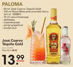 Sligro José Cuervo Tequila Gold aanbieding