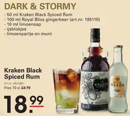 Sligro Kraken Black Spiced Rum aanbieding