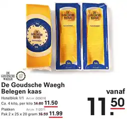Sligro De Goudsche Waegh Belegen kaas aanbieding