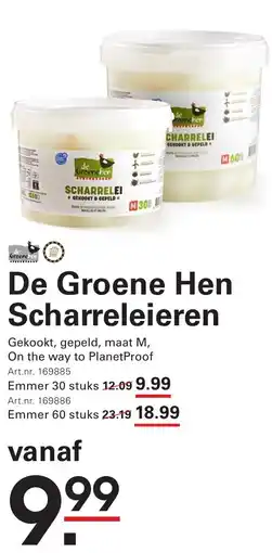 Sligro De Groene Hen Scharreleieren aanbieding