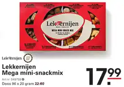 Sligro Lekkernijen Mega mini-snackmix aanbieding