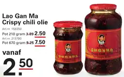 Sligro Lao Gan Ma Crispy chili olie aanbieding