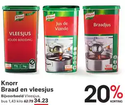 Sligro Knorr Braad en vleesjus aanbieding