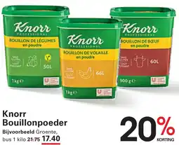 Sligro Knorr Bouillonpoeder aanbieding