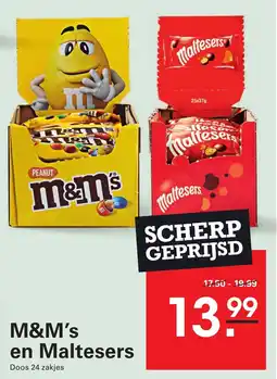 Sligro M&M's en Maltesers aanbieding