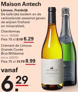 Sligro Maison Antech aanbieding