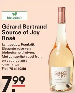 Sligro Gérard Bertrand Source of Joy Rosé aanbieding