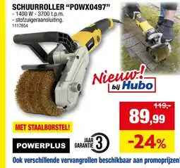 Hubo Powerplus POWX0497 schuurroller 1400W aanbieding