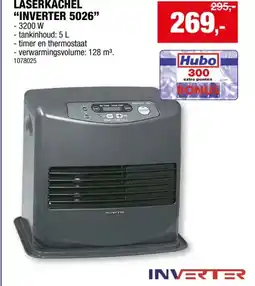 Hubo Inverter 5026 laserkachel 3200W aanbieding