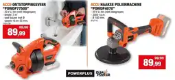 Hubo Powerplus Dual Power POWDP77500 accu ontstoppingsveer 20V Li-Ion zonder accu aanbieding