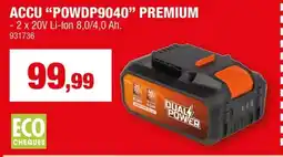 Hubo ACCU POWDP9040 PREMIUM aanbieding
