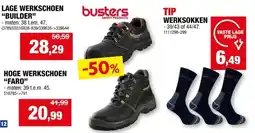 Hubo JCB werksokken 44-47 zwart/grijs 3 paar aanbieding