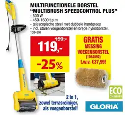 Hubo Gloria MultiBrush speedcontrol Plus multifunctionele elektrische borstel 500W aanbieding