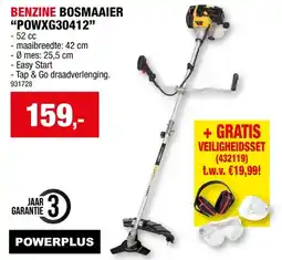 Hubo Powerplus POWXG30412 2-in-1 benzine bosmaaier/trimmer 52cc aanbieding