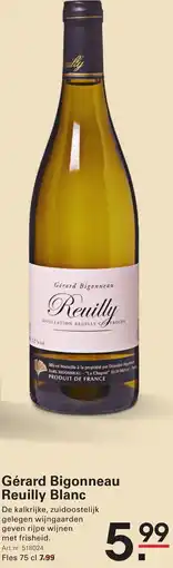 Sligro Gérard Bigonneau Reuilly Blanc aanbieding