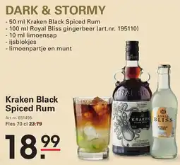 Sligro Kraken Black Spiced Rum aanbieding
