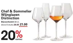Sligro Chef & Sommelier Wijnglazen Distinction aanbieding