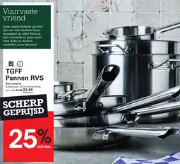 Sligro TGFF Pannen RVS aanbieding