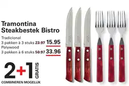 Sligro Tramontina Steakbestek Bistro aanbieding