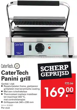 Sligro CaterTech Panini grill aanbieding