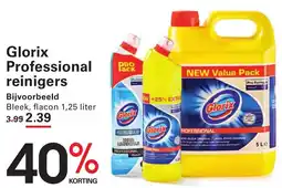 Sligro Glorix Professional reinigers aanbieding