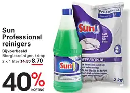 Sligro Sun Professional reinigers aanbieding