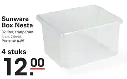 Sligro Sunware Box Nesta aanbieding