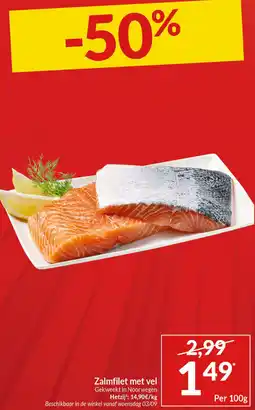 Intermarché Zalmfilet met vel aanbieding