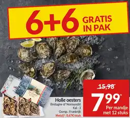 Intermarché Holle oesters aanbieding