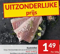 Intermarché Koolvisfilet aanbieding