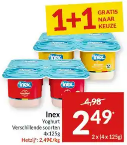 Intermarché Inex Yoghurt aanbieding