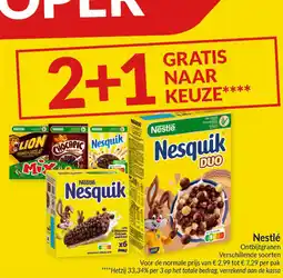 Intermarché Nestlé Ontbijtgranen aanbieding