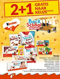 Intermarché Kinder aanbieding